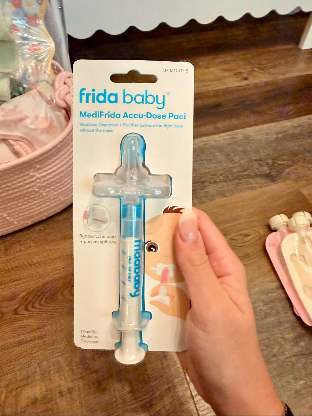 Frida Baby MediFrida Accu-Dose Paci Medicine Dispenser – Blue